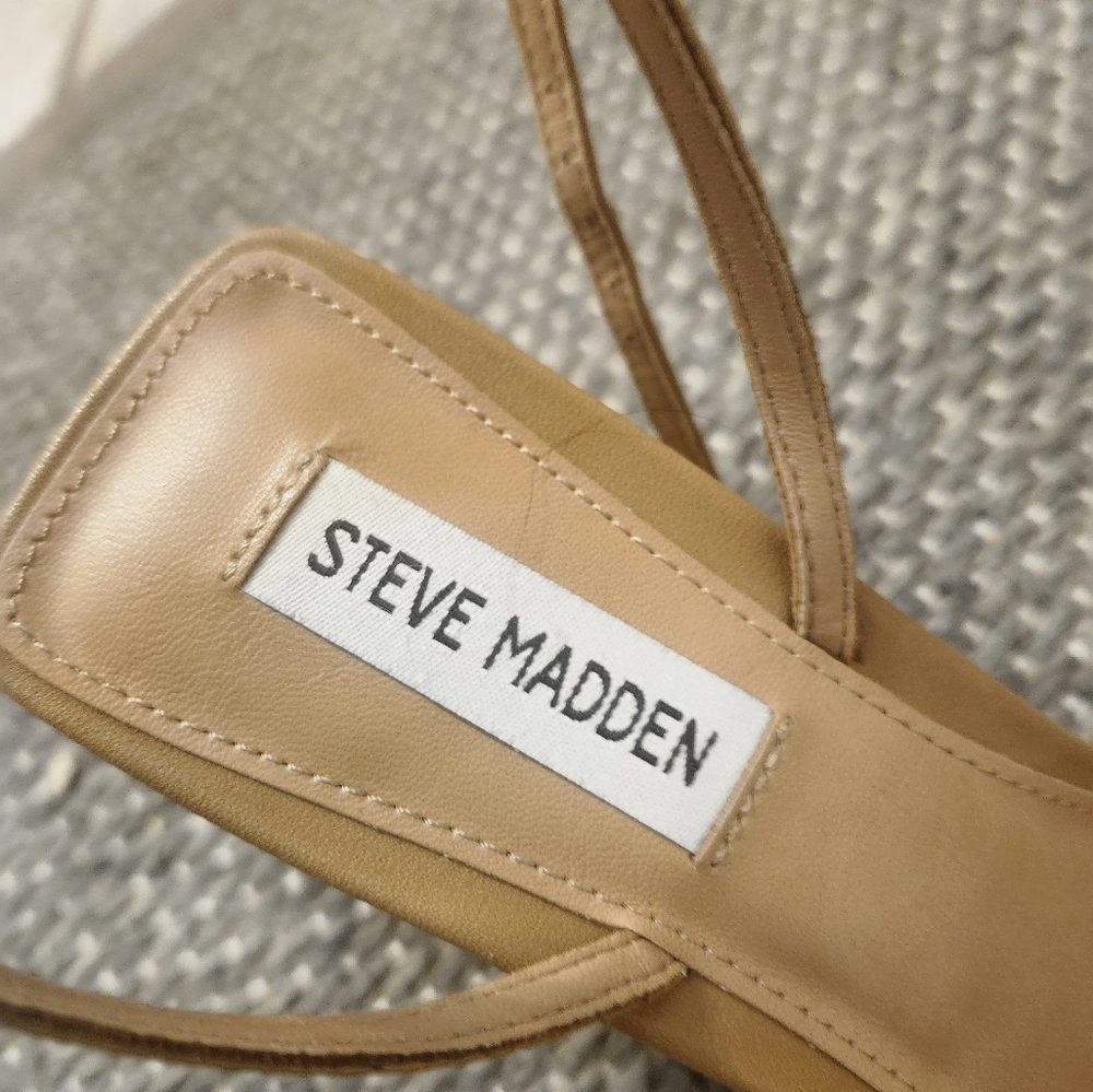 Steve Madden Beige Women's Sandals - Picture 3 of 6